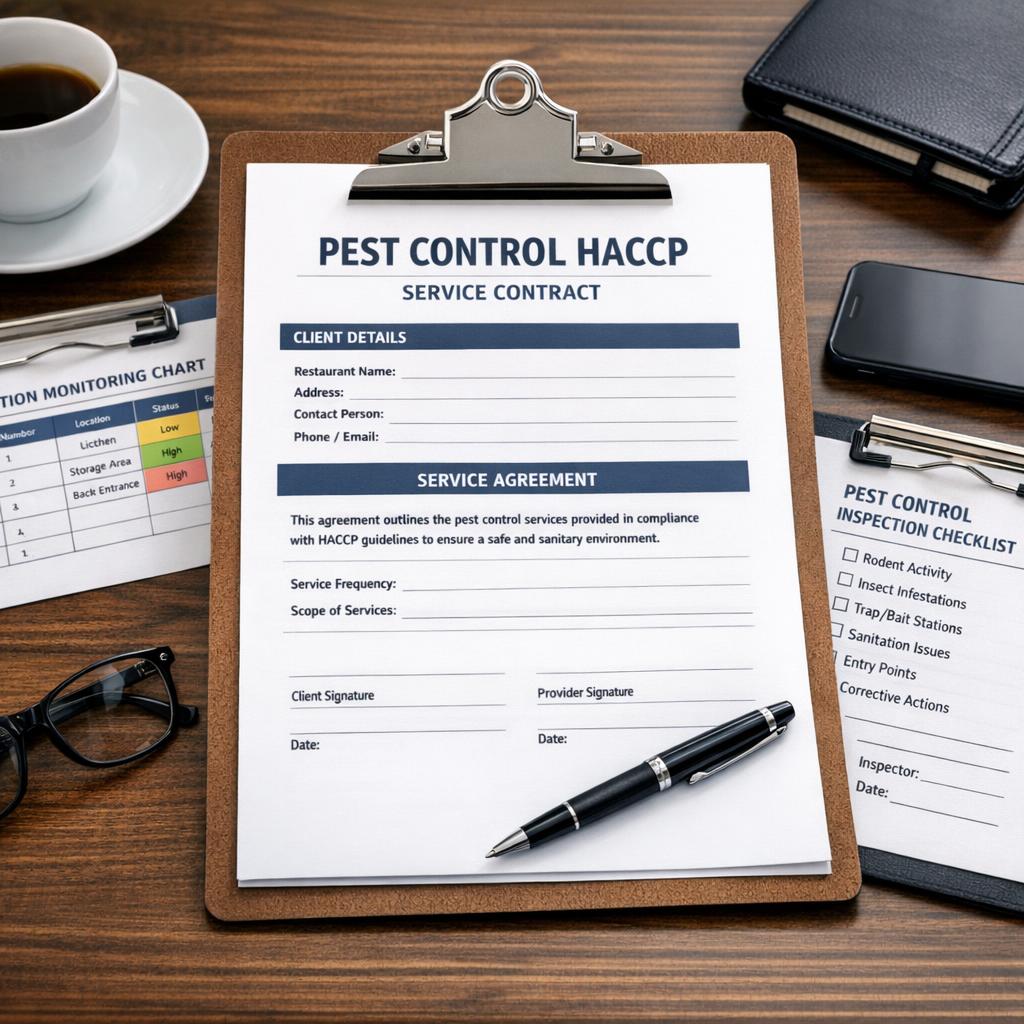 Contrat professionnel de dératisation et désinsectisation conforme HACCP à Toulouse