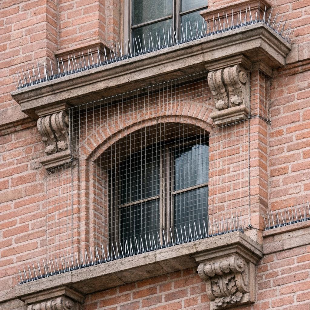 Dépigeonnage professionnel à Toulouse - intervention sur un bâtiment