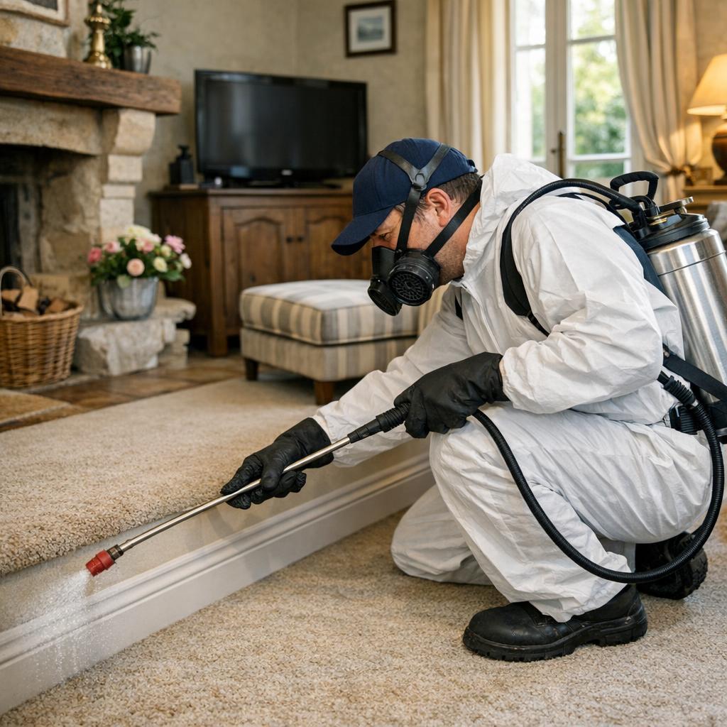 Traitement professionnel anti-puces dans un habitat à Toulouse
